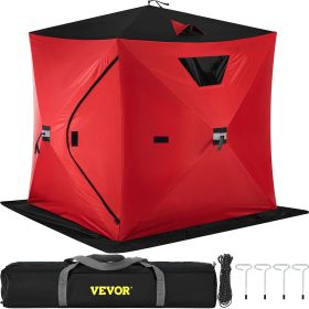 2-Person Ice Fishing Shelter Tent Portable Pop Up House Outdoor Fish Equipment 2-Person Ice Fishing Shelter Tent Portable Pop Up House Outdoor Fish Equipment